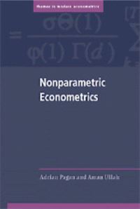 Book Cover for Nonparametric Econometrics by A R Pagan, Aman Ullah
