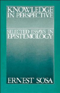 Book Cover for Knowledge in Perspective by Ernest Sosa