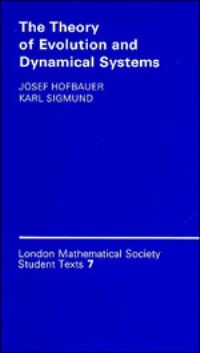 Book Cover for The Theory of Evolution and Dynamical Systems by Josef Hofbauer, Karl Sigmund