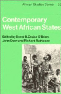 Book Cover for Contemporary West African States by Donal B Cruise OBrien, John Dunn, R J A R Rathbone