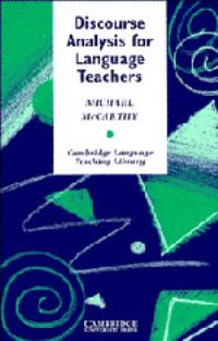 Book Cover for Discourse Analysis for Language Teachers by Michael McCarthy