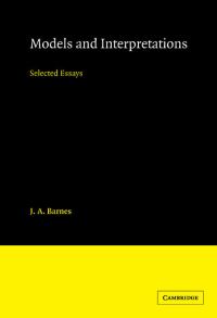 Book Cover for Models and Interpretations by J A Barnes