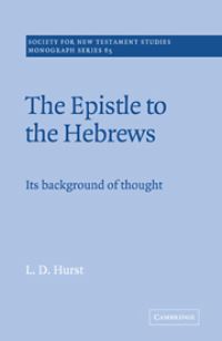 Book Cover for The Epistle to the Hebrews by L. D. Hurst
