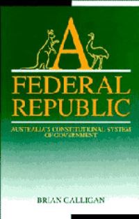 Book Cover for A Federal Republic by Brian Galligan