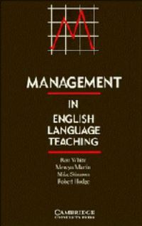 Book Cover for Management in English Language Teaching by Ronald V White