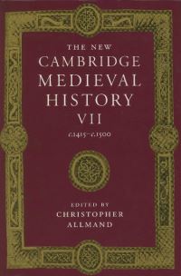 Book Cover for The New Cambridge Medieval History. Vol. 7 C.1415-C.1500 by C T Allmand
