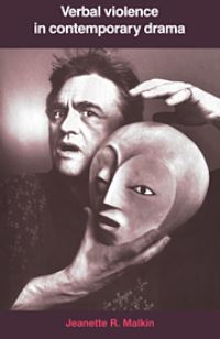 Book Cover for Verbal Violence in Contemporary Drama by Jeanette R Malkin