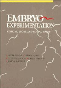 Book Cover for Embryo Experimentation by Peter Singer