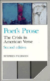 Book Cover for Poet's Prose by Stephen Fredman