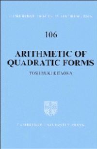 Book Cover for Arithmetic of Quadratic Forms by Yoshiyuki Kitaoka