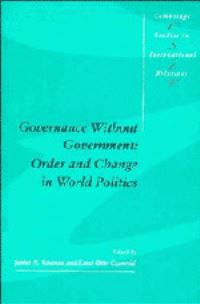 Book Cover for Governance Without Government by James N Rosenau, Ernst Otto Czempiel