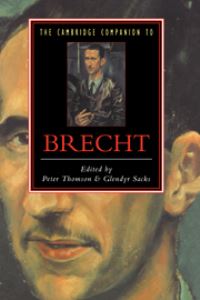 Book Cover for The Cambridge Companion to Brecht by Peter Thomson, Glendyr Sacks