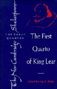 Book Cover for The First Quarto of King Lear by William Shakespeare, Jay L Halio