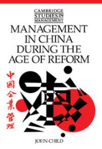 Book Cover for Management in China During the Age of Reform by John Child