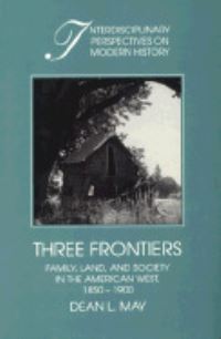 Book Cover for Three Frontiers by Dean May