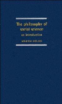 Book Cover for The Philosophy of Social Science by Martin Hollis