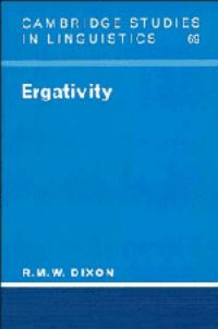 Book Cover for Ergativity by Robert M W Dixon