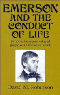 Book Cover for Emerson's Pragmatic Turn by David Robinson