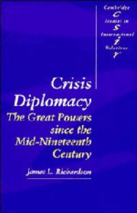 Book Cover for Crisis Diplomacy by James L Richardson