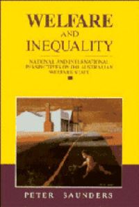 Book Cover for Welfare and Inequality by Peter Saunders