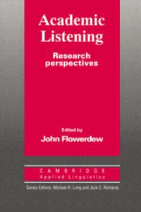 Book Cover for Academic Listening by John Flowerdew