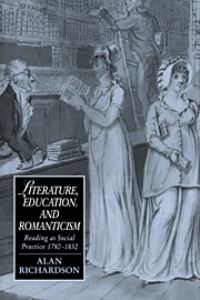 Book Cover for Literature, Education, and Romanticism by Alan Richardson