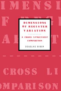 Book Cover for Dimensions of Register Variation by Douglas Biber