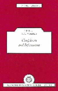 Book Cover for Complexity and Information by J F Traub, Arthur G Werschulz