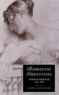 Book Cover for Romantic Identities by Andrea K Henderson