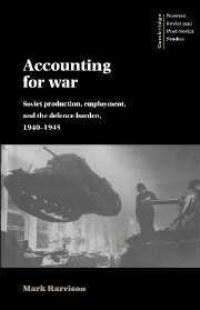Book Cover for Accounting for War by Mark Harrison