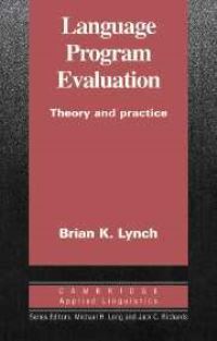 Book Cover for Language Program Evaluation by Brian K Lynch