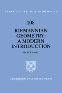 Book Cover for Riemannian Geometry by Isaac Chavel