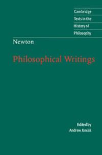 Book Cover for Philosophical Writings by Isaac Newton, Andrew Janiak