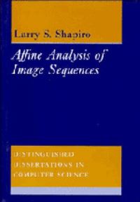 Book Cover for Affine Analysis of Image Sequences by Larry S Shapiro
