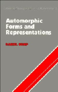 Book Cover for Automorphic Forms and Representations by Daniel Bump