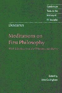 Book Cover for Meditations on First Philosophy by René Descartes, John Cottingham, Bernard Williams