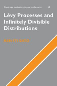Book Cover for Lévy Processes and Infinitely Divisible Distributions by Keniti Sato