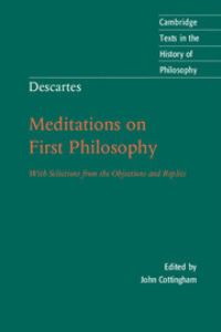 Book Cover for Meditations on First Philosophy by René Descartes, John Cottingham
