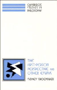 Book Cover for The First-Person Perspective and Other Essays by Sydney Shoemaker