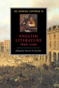 Book Cover for The Cambridge Companion to English Literature, 1650-1740 by 
