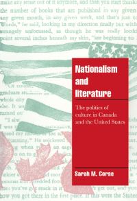Book Cover for Nationalism and Literature by Sarah M Corse