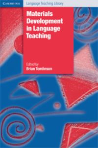 Book Cover for Materials Development in Language Teaching by Brian Tomlinson