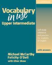 Book Cover for Vocabulary in Use. Upper Intermediate (With Answers) by Michael McCarthy, Felicity ODell, Ellen Shaw