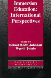 Book Cover for Immersion Education by Robert Keith Johnson, Merrill Swain