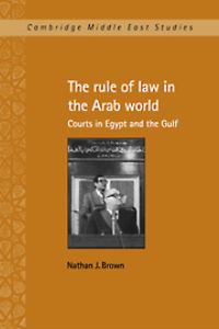 Book Cover for The Rule of Law in the Arab World by Nathan J Brown