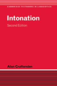 Book Cover for Intonation by Alan Cruttenden