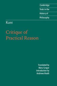 Book Cover for Critique of Practical Reason by Immanuel Kant, Mary J Gregor