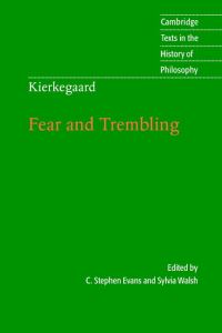 Book Cover for Kierkegaard - Fear and Trembling by C Stephen Evans, Sylvia Walsh