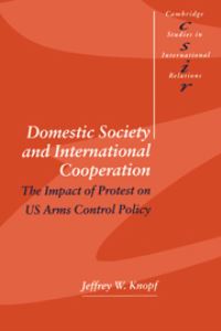 Book Cover for Domestic Society and International Cooperation by Jeff Knopf