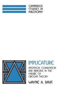 Book Cover for Implicature by Wayne A Davis